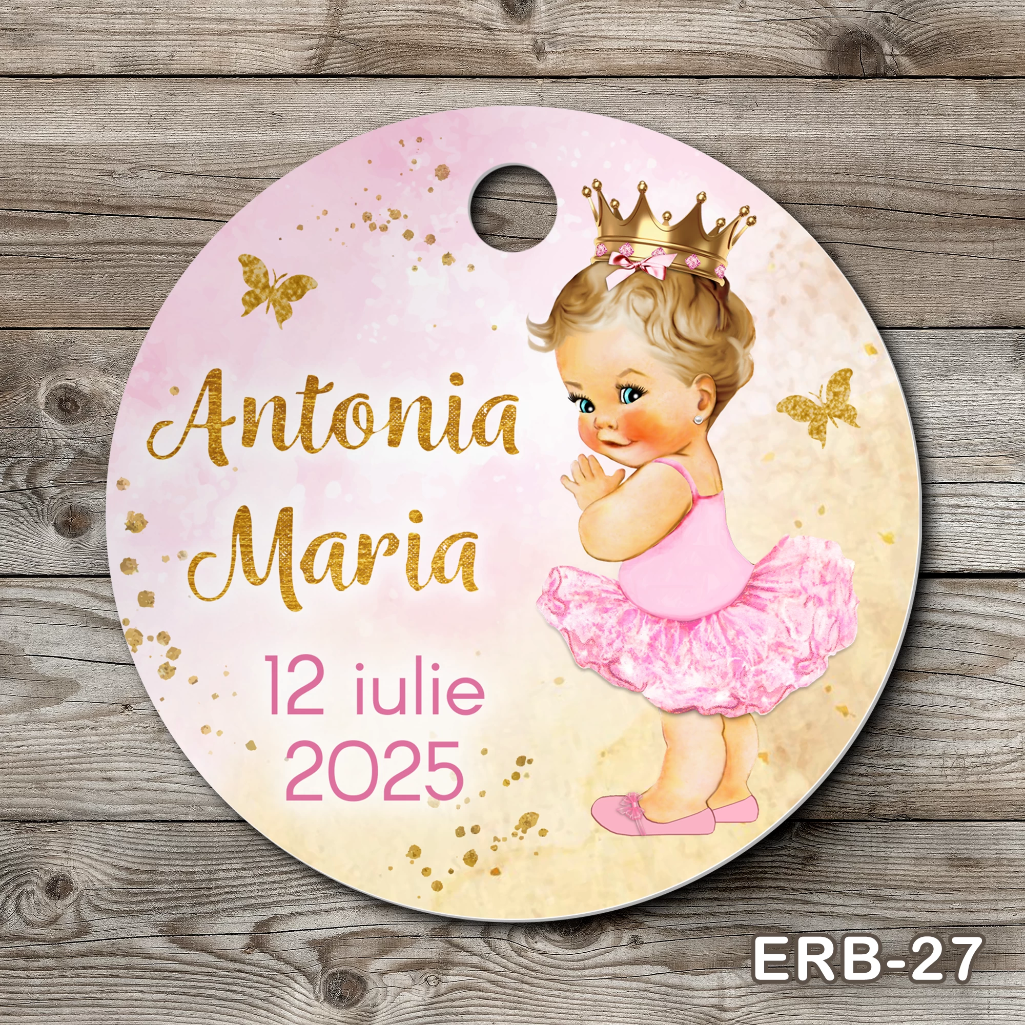 etichete botez Mica Printesa ERB-27 etichete botez Mica Printesa