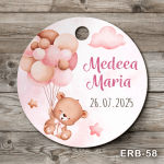 etichete botez Ursulet cu baloane