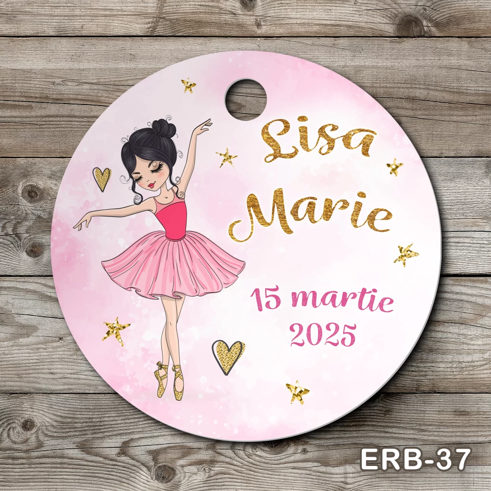 etichete carton personalizate Balerina