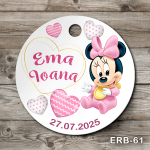 etichete marturii botez Minnie Mouse