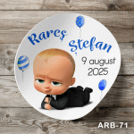 etichete personalizate autoadezive Baby Boss