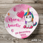 etichete personalizate autoadezive Unicorn