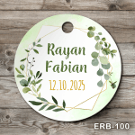 etichete personalizate botez Decoratiuni florale