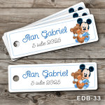 etichete personalizate botez Mickey Mouse