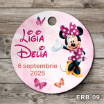 etichete rotunde Minnie Mouse