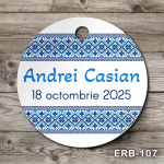 etichete rotunde Motive traditionale romanesti