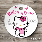 etichete rotunde personalizate Hello Kitty