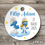 etichete rotunde personalizate Strumfi