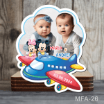 marturii botez gemeni magneti avion Minnie si Mickey