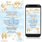 invitatii digitale botez ingerasi