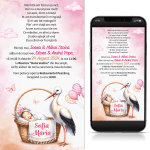 invitatii electronice botez barza