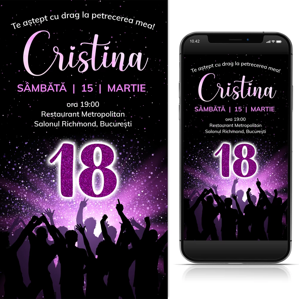 invitatii majorat