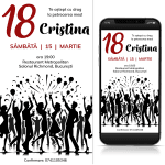 invitatii majorat fete