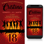 invitatii majorat fete