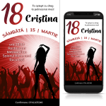 invitatii majorat fete