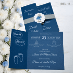 invitatii botez baiat Strumf