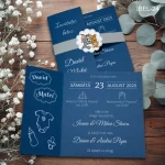 invitatii botez baieti Tom si Jerry