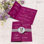 invitatii botez elegante Minnie Mouse