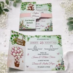 invitatii botez ursulet cu baloane