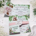 invitatii botez ursulet in leagan