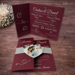 Invitatii nunta elegante - INEL-21 - imagine 3