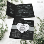 Invitatii nunta elegante - INEL-05