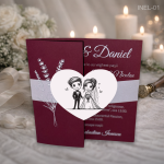 Invitatii nunta elegante - INEL-01 - imagine 3