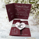 Invitatii nunta elegante - INEL-02