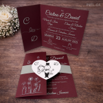 Invitatii nunta elegante - INEL-04 - imagine 2