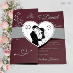 Invitatii nunta elegante - INEL-09 - imagine 2