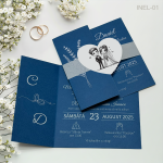 Invitatii nunta elegante - INEL-01 - imagine 2