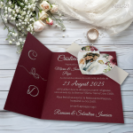 Invitatii nunta elegante - INEL-21 - imagine 2