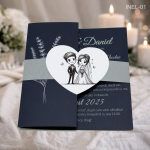 Invitatii nunta elegante - INEL-01 - imagine 5