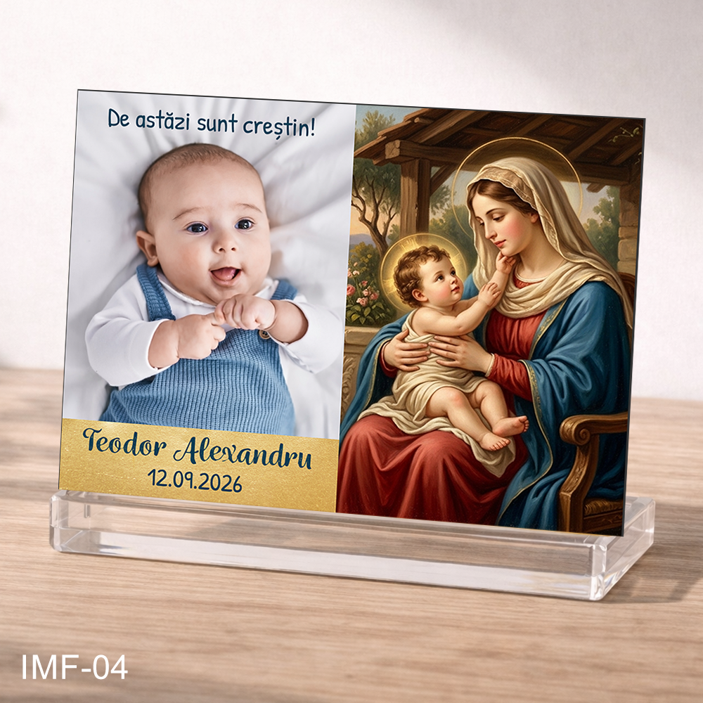 magneti frigider icoana si poza baiat