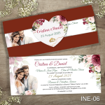 modele invitatii nunta mire si mireasa