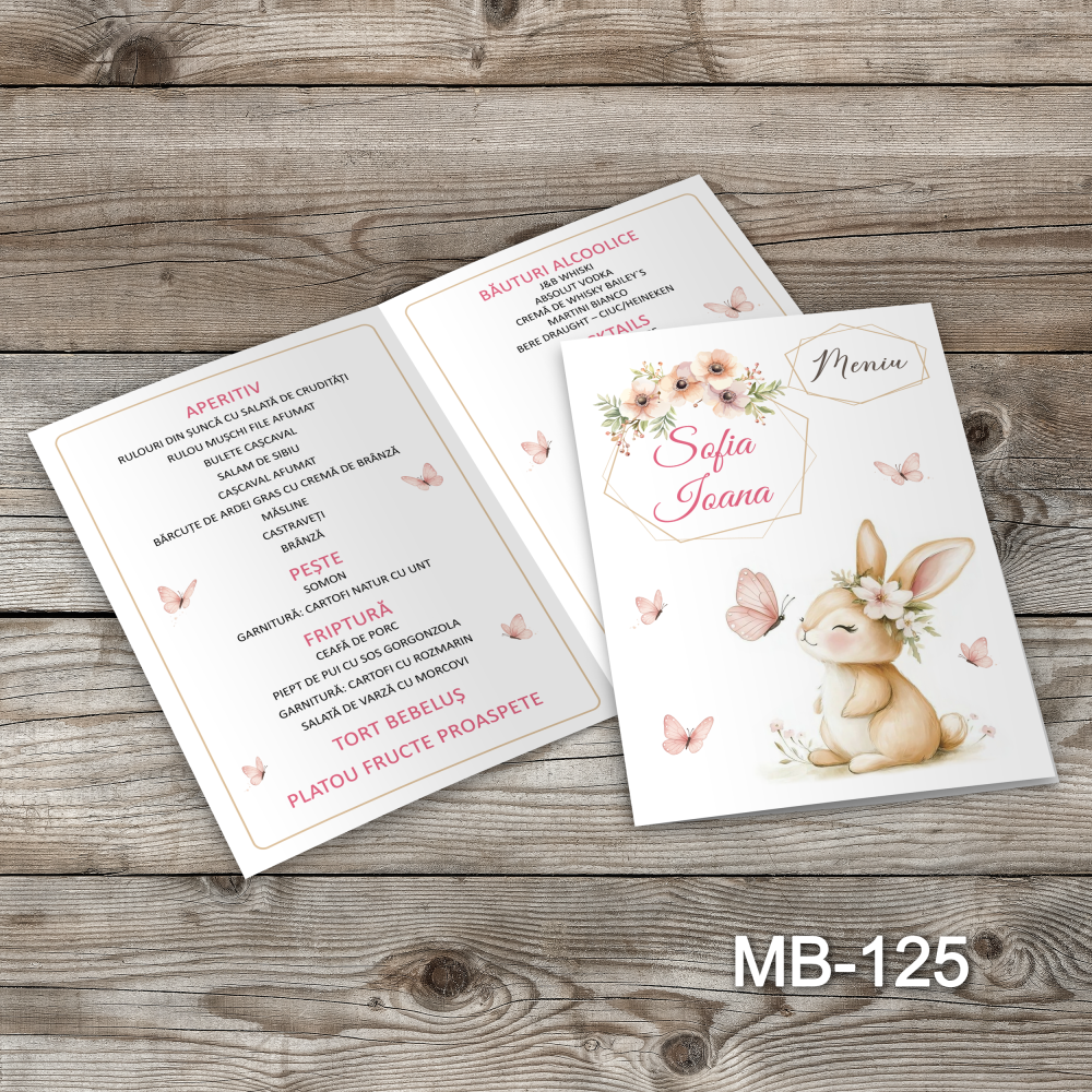 meniuri botez fetite iepuras